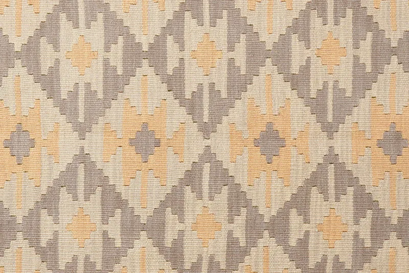 Kelim Gashgai · Handgewebt – Grau, 238x169 cm