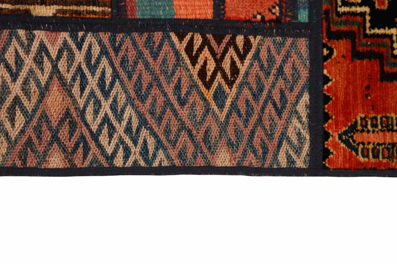 MY-RUG Teppich "Modern Patchwork " Geometrische Muster, Handgeknüpft