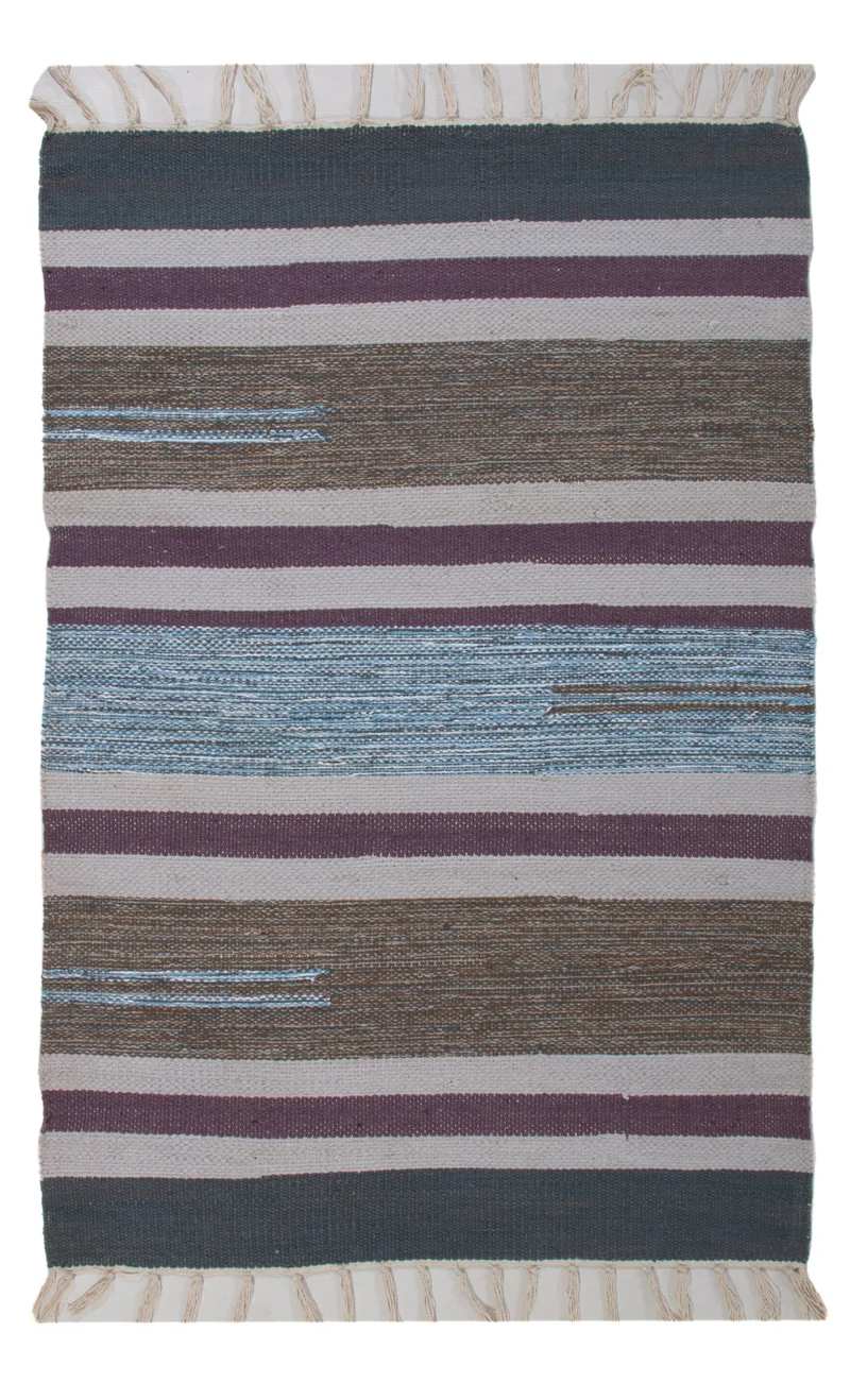 Kelim Modern Teppich 60x90cm - mehrfarbig