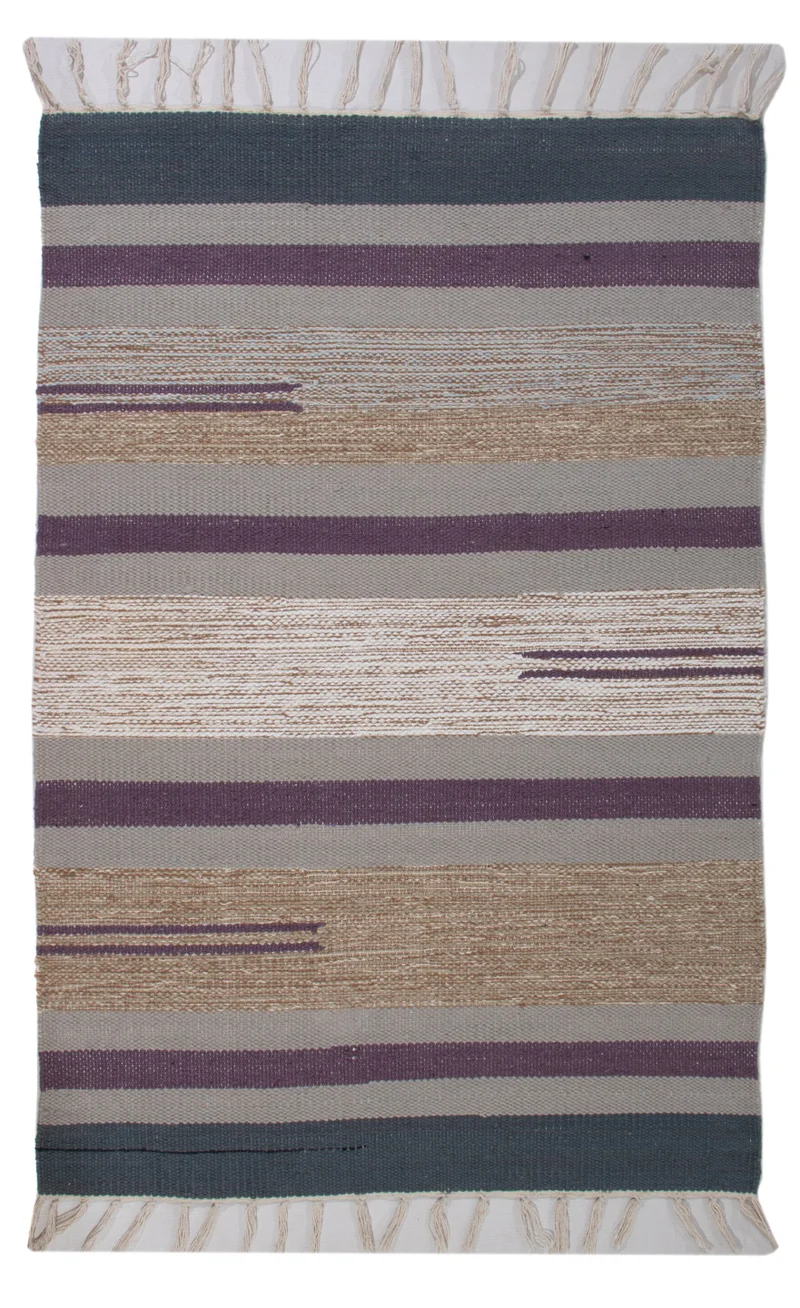 Kelim Modern Teppich 60x90cm - mehrfarbig
