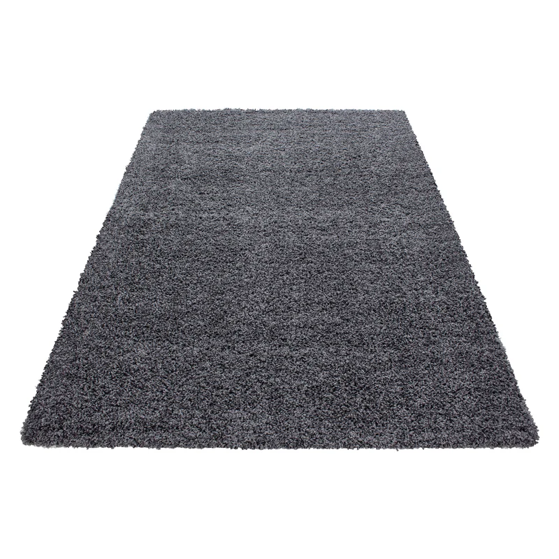 Hochflor Teppich Wohnzimmer Langflor Shaggy Teppich Einfarbig Design Flauschig