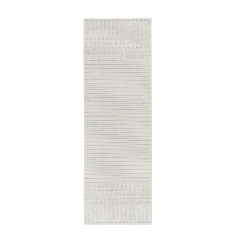 Waschbarer Läufer - Elto Stripe Creme