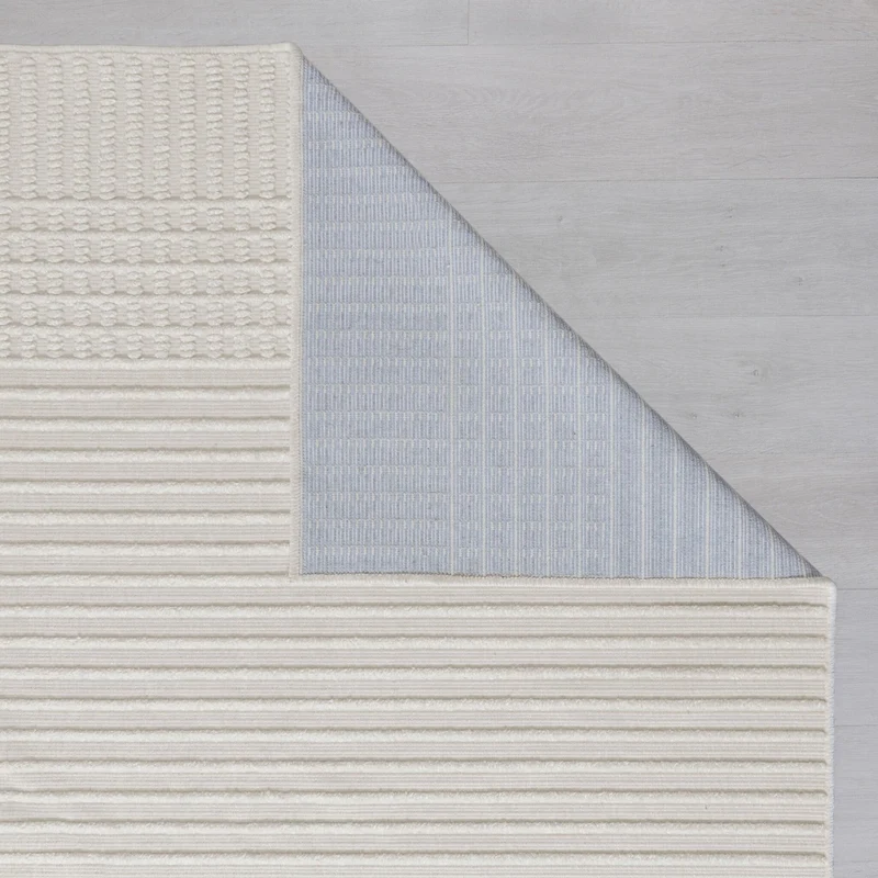 Waschbarer Läufer - Elto Stripe Creme