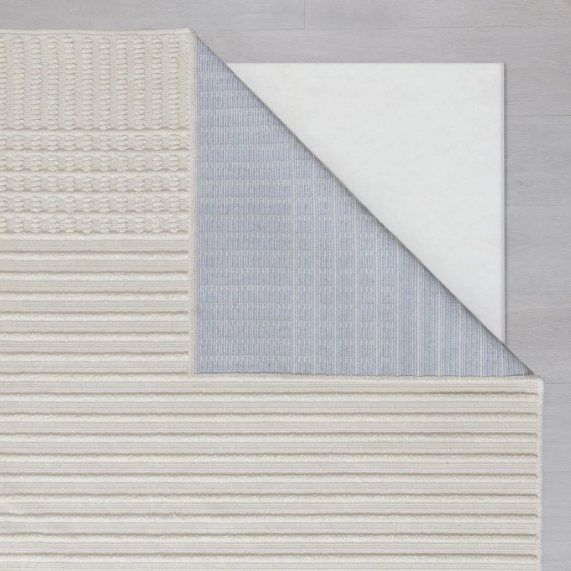 Waschbarer Läufer - Elto Stripe Creme