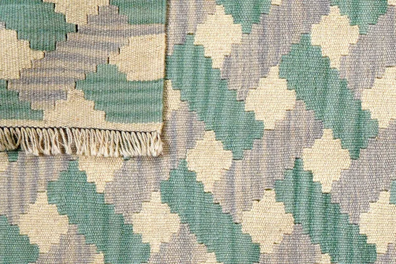 Kelim Gashgai · Handgewebt – Beige, 119x83 cm