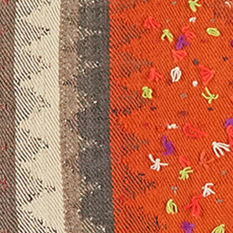 Kelim Kissen · Handgefertigt – Bunt, 65x65 cm