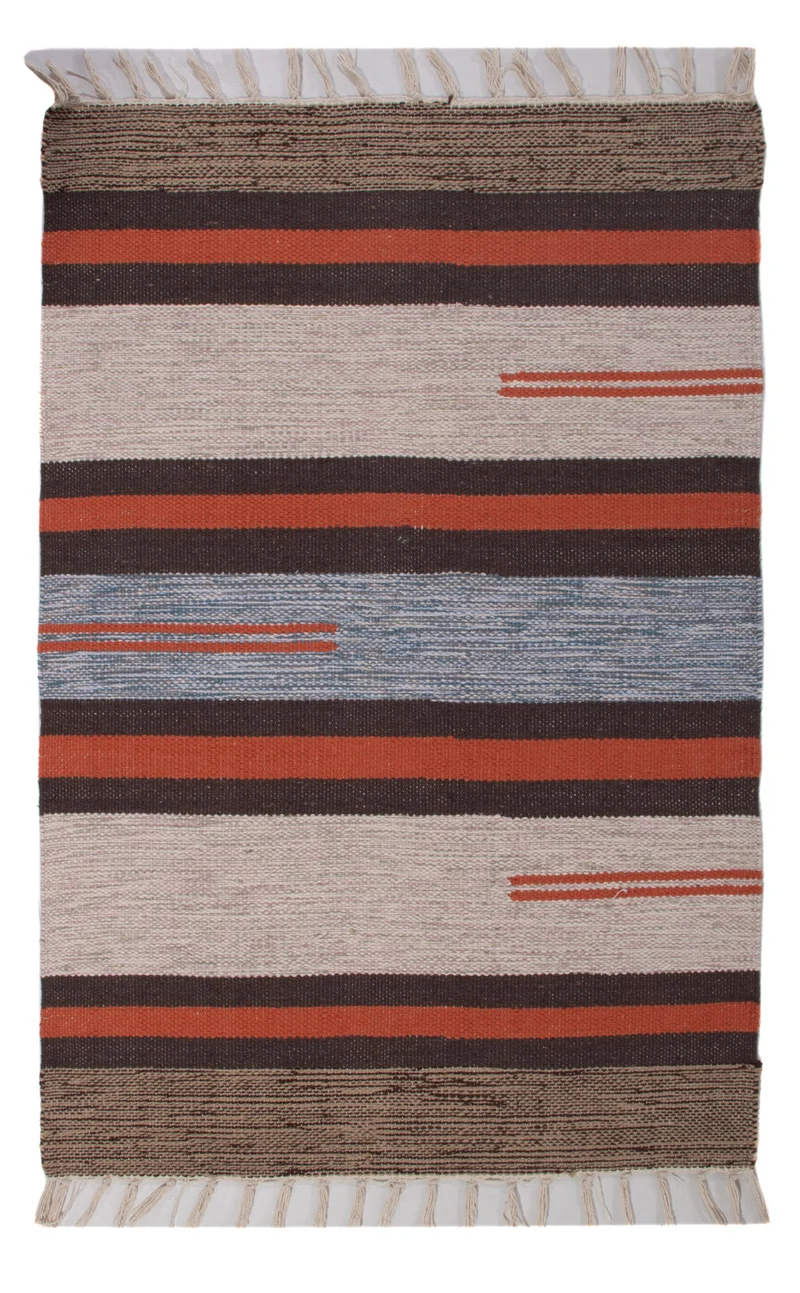 Kelim Modern Teppich 60x90cm - mehrfarbig