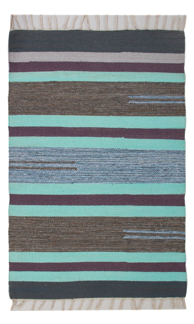 Kelim Modern Teppich 60x90cm - mehrfarbig