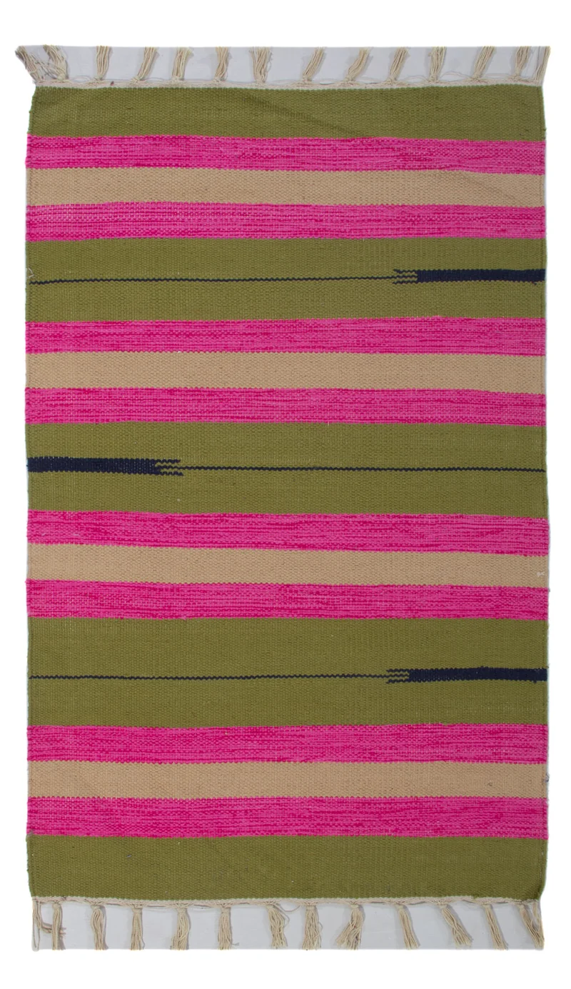 Kelim Modern Teppich 60x90cm - mehrfarbig