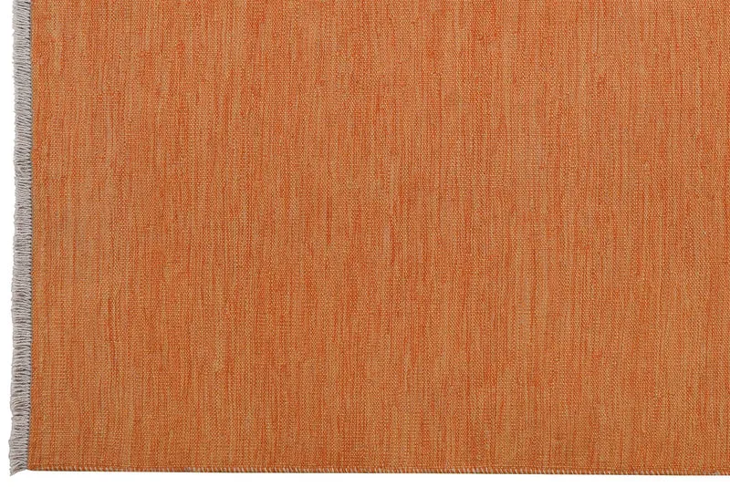 Kelim Gashgai · Handgewebt – Orange, 198x151 cm