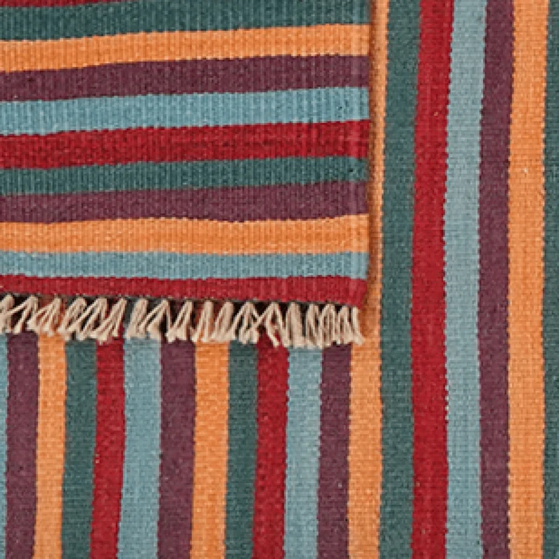 Kelim Gashgai · Handgewebt – Bunt, 208x72 cm