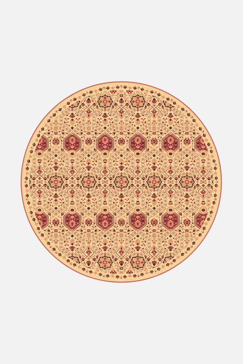 Hangi Orange Teppich