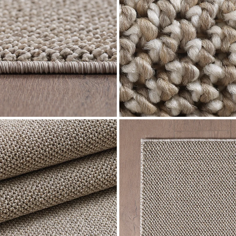 Carpettex Schlingenflor Teppich Einfarbig Weich Pflegeleicht