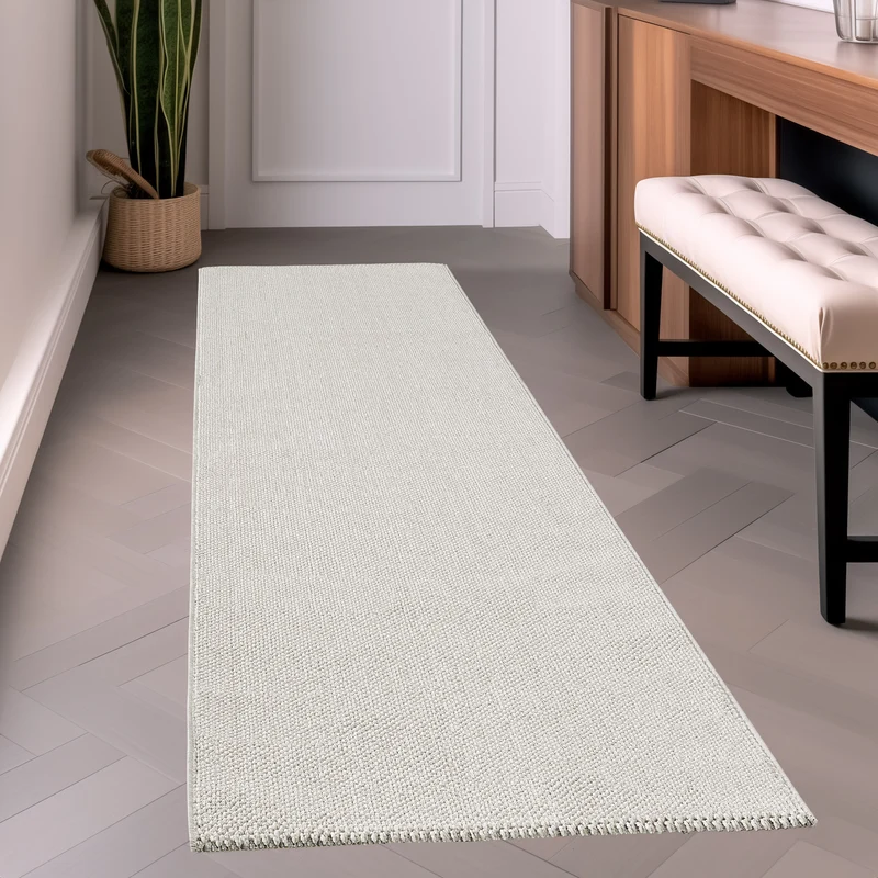 Carpettex Schlingenflor Teppich Einfarbig Weich Pflegeleicht