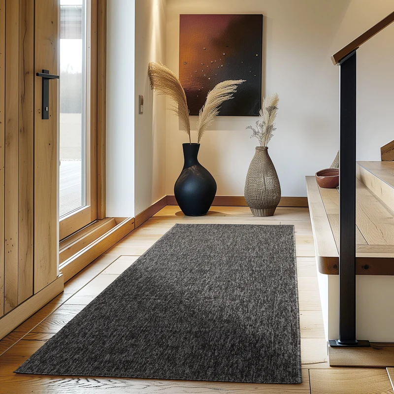 Carpettex Kurzflor Schlingenteppich Einfarbig Modern Pflegeleicht