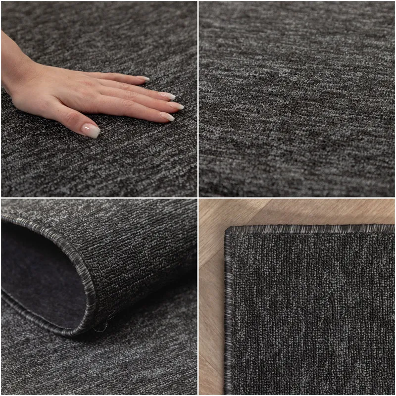 Carpettex Kurzflor Schlingenteppich Einfarbig Modern Pflegeleicht