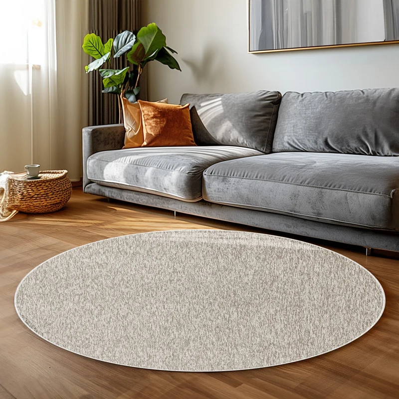 Carpettex Kurzflor Schlingenteppich Einfarbig Modern Pflegeleicht