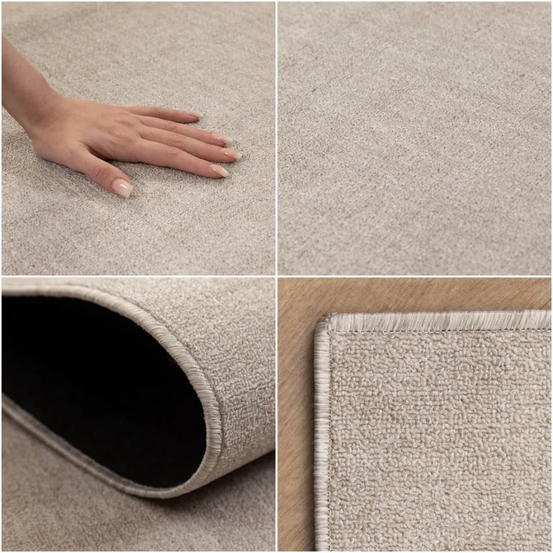Carpettex Kurzflor Schlingenteppich Einfarbig Modern Pflegeleicht
