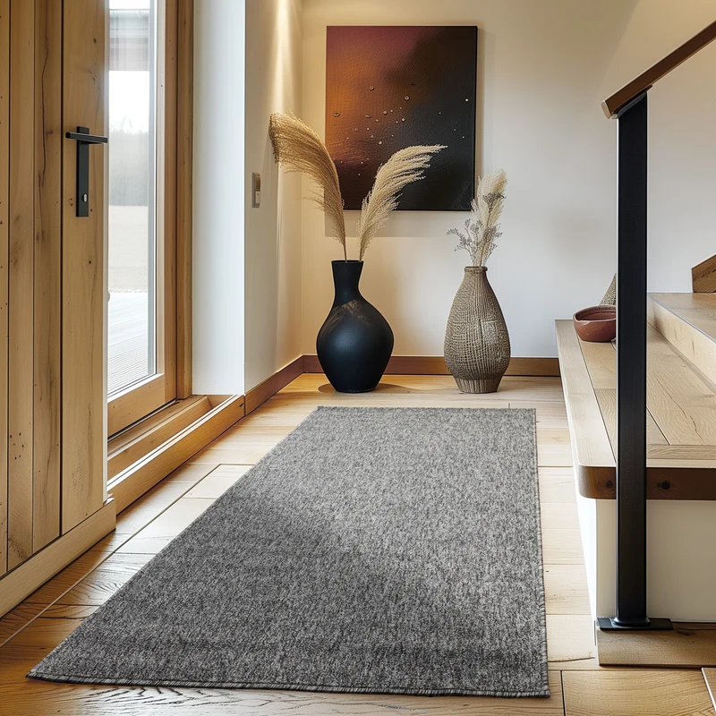 Carpettex Kurzflor Schlingenteppich Einfarbig Modern Pflegeleicht