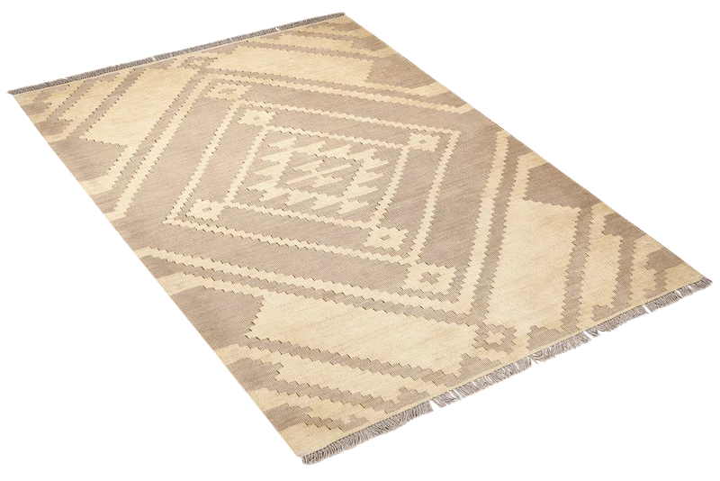 Kelim Gashgai · Handgewebt – Beige, 175x120 cm