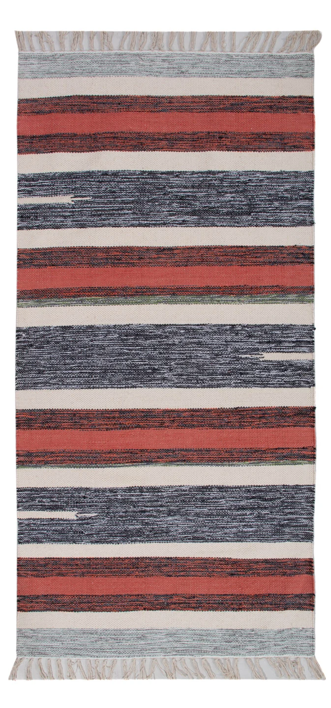 Kelim Modern Teppich 70x150cm - mehrfarbig