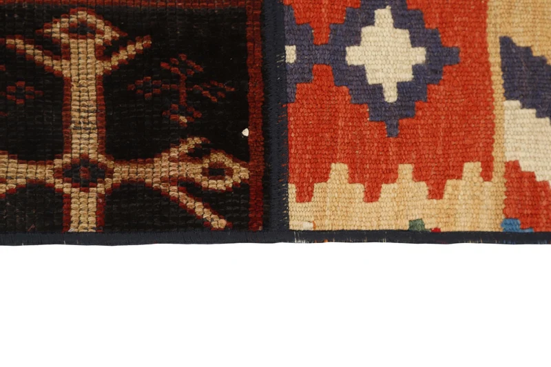 MY-RUG Teppich "Modern Patchwork " Geometrische Muster, Handgeknüpft