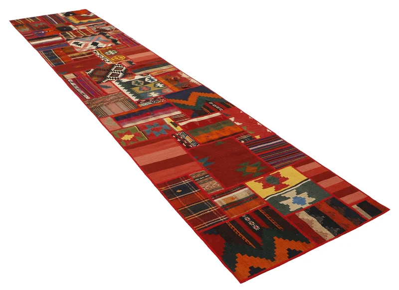 MY-RUG Teppich "Modern Patchwork " Geometrische Muster, Handgeknüpft