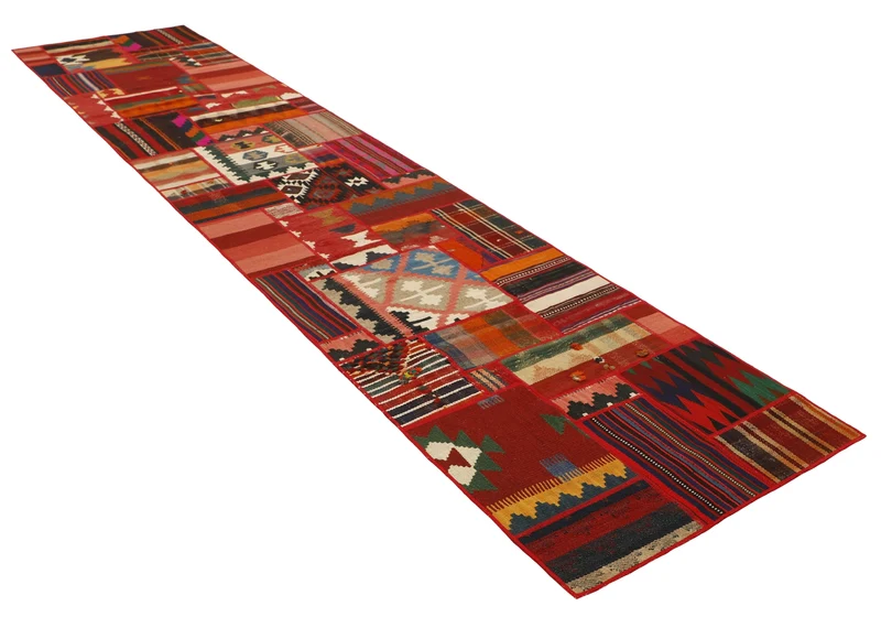 MY-RUG Teppich "Modern Patchwork " Geometrische Muster, Handgeknüpft