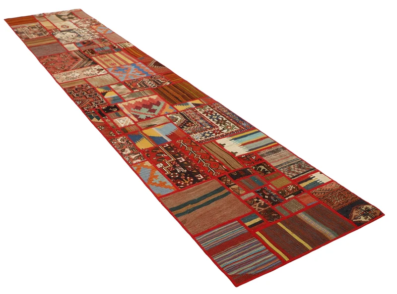 MY-RUG Teppich "Modern Patchwork " Geometrische Muster, Handgeknüpft