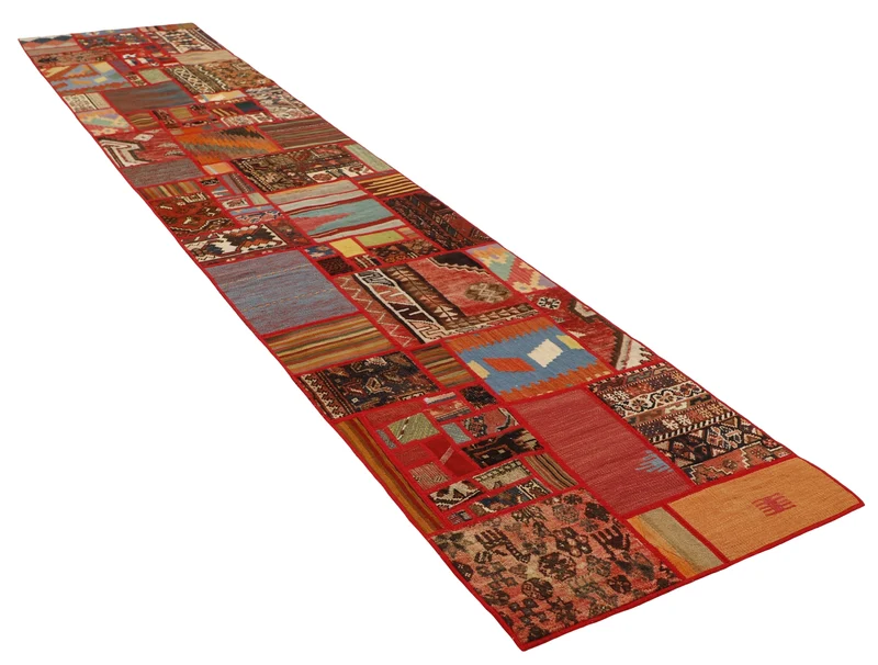 MY-RUG Teppich "Modern Patchwork " Geometrische Muster, Handgeknüpft