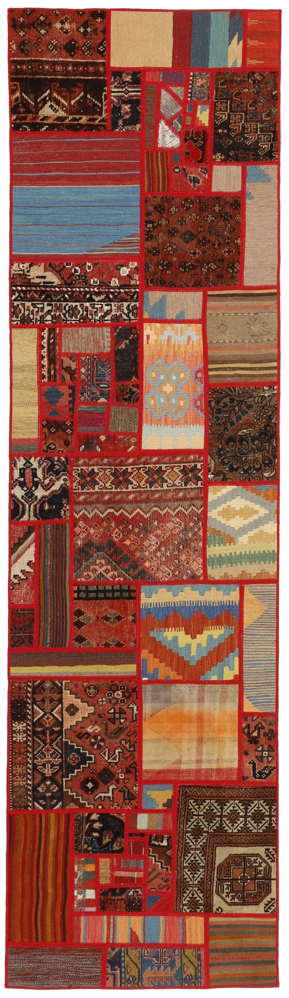 MY-RUG Teppich "Modern Patchwork " Geometrische Muster, Handgeknüpft