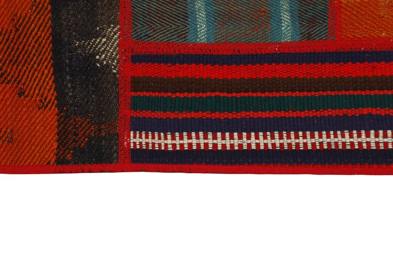 MY-RUG Teppich "Modern Patchwork " Geometrische Muster, Handgeknüpft