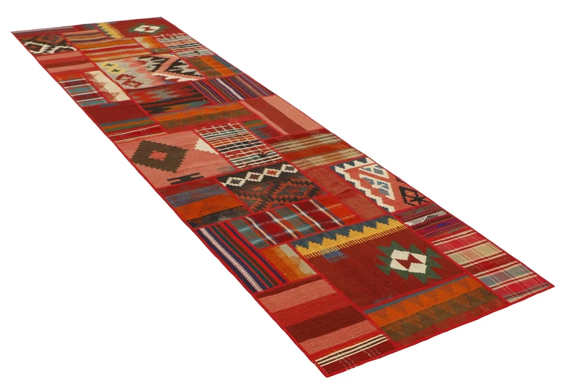 MY-RUG Teppich "Modern Patchwork " Geometrische Muster, Handgeknüpft