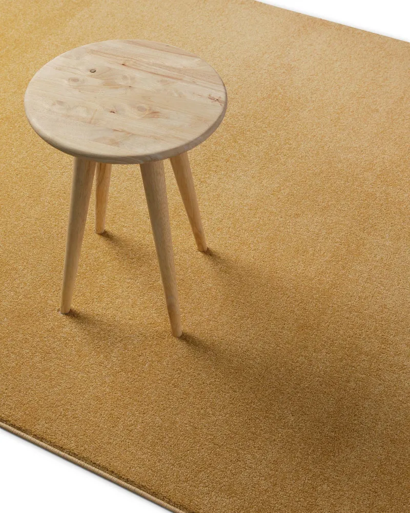 Kurzflorteppich Ocker Gelb "Freja" WECONhome Basics