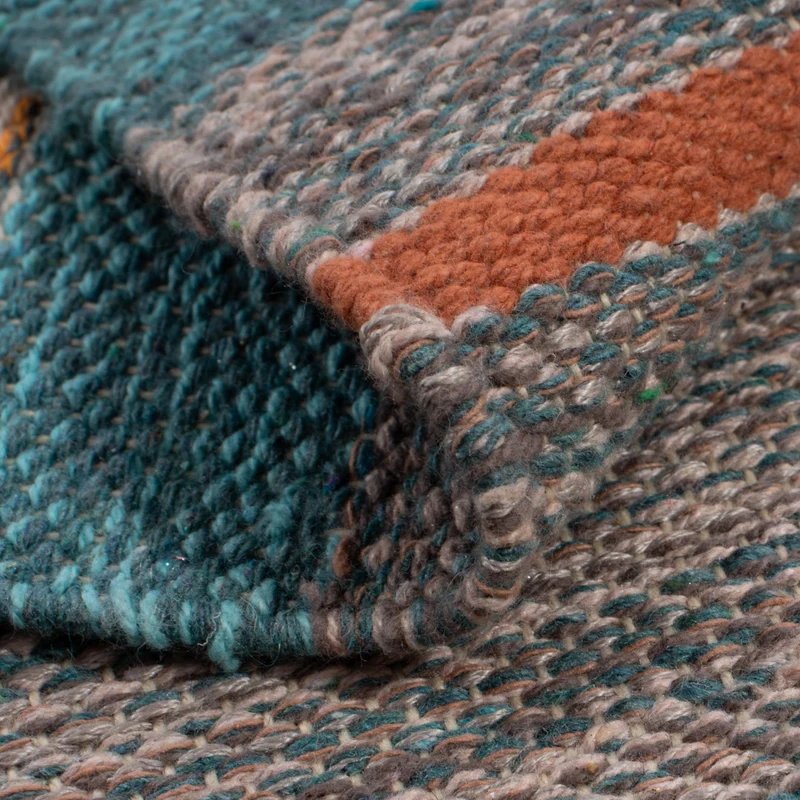 Kelim Modern Teppich 60x90cm - mehrfarbig