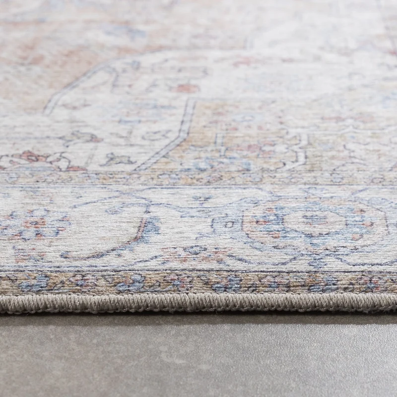 Waschbarer Läufer - Domingo Mandala Beige