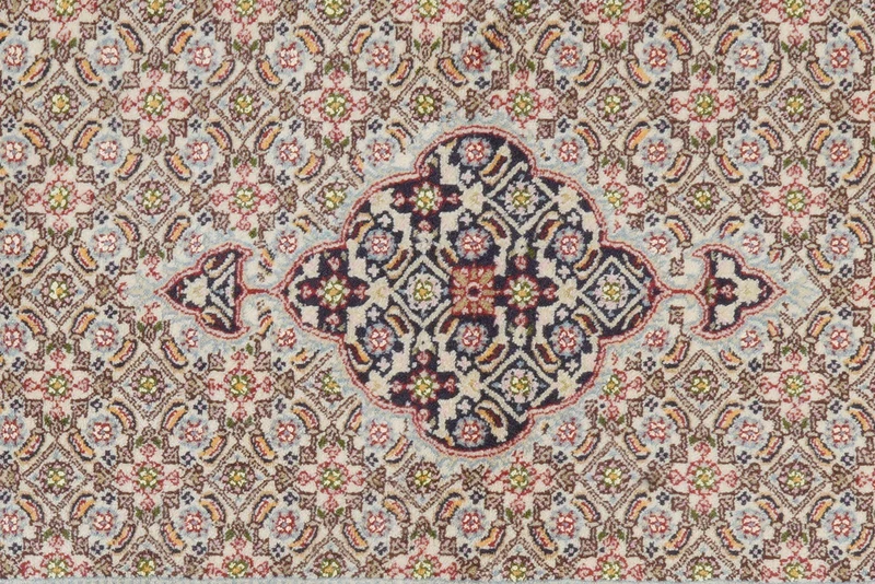 Moud Mahi · Handgeknüpft – Beige, 296x80 cm