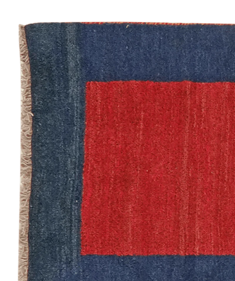 Gabbeh · Handgeknüpft – Rot, 395x78 cm