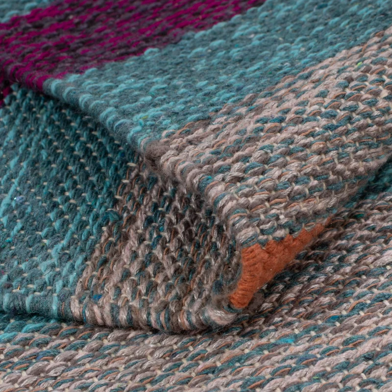 Kelim Modern Teppich 60x90cm - mehrfarbig