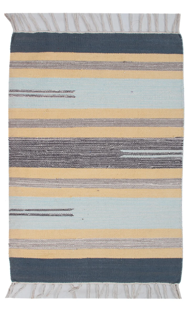 Kelim Modern Teppich 60x90cm - mehrfarbig