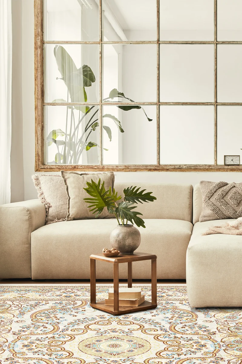 Flora Beige Teppich