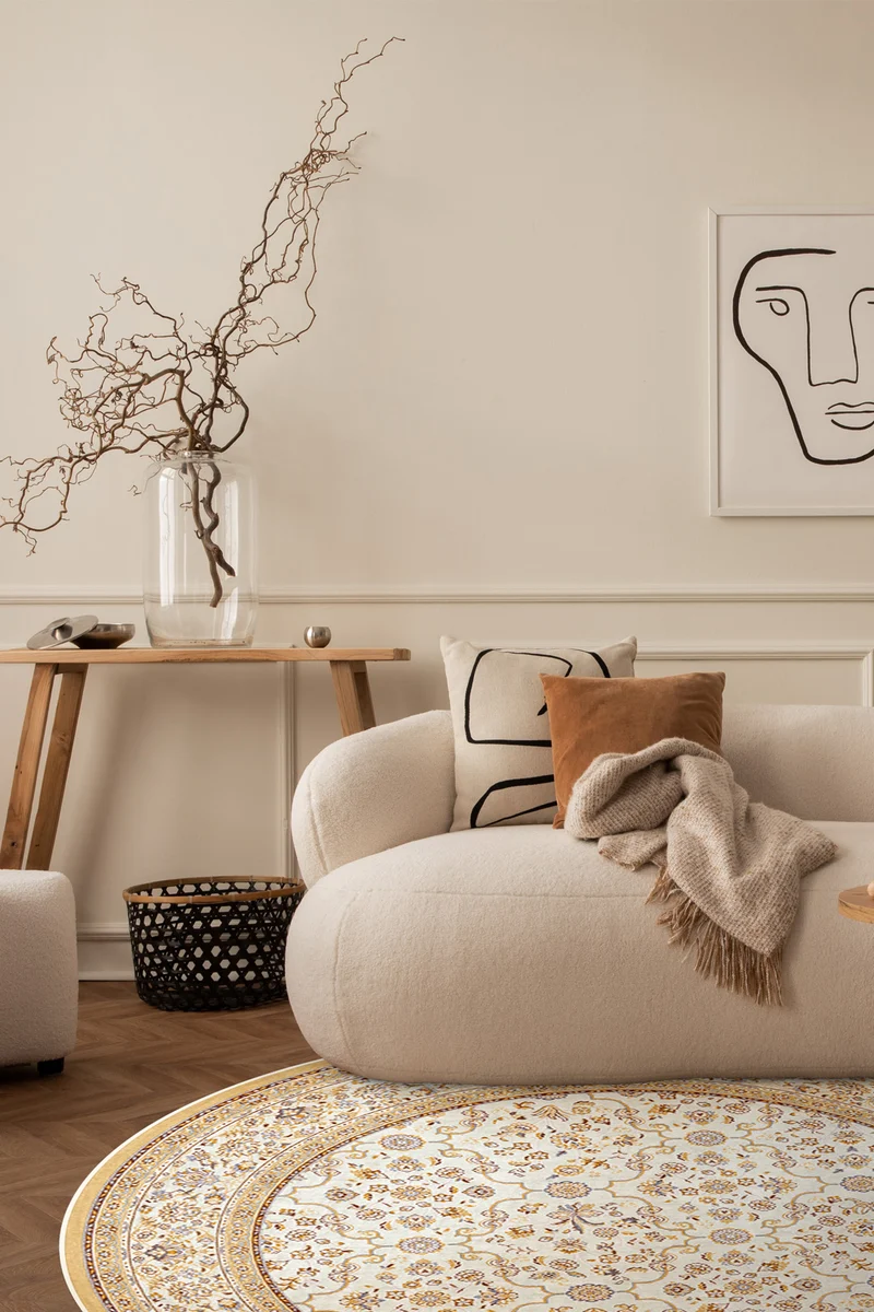 Nesrin Beige Teppich