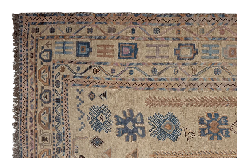 Kelim Belutch · Handgewebt – Beige, 184x172 cm