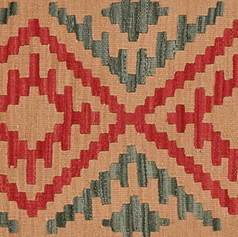 Kelim Gashgai · Handgewebt – Bunt, 92x63 cm