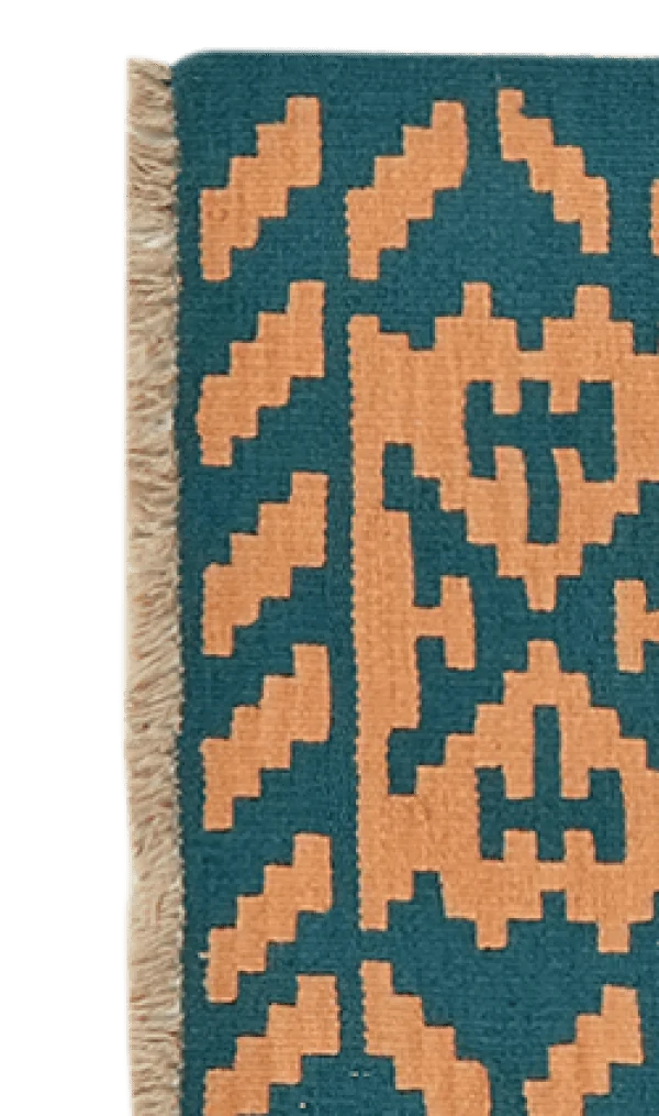 Kelim Gashgai · Handgewebt – Beige, 200x56 cm