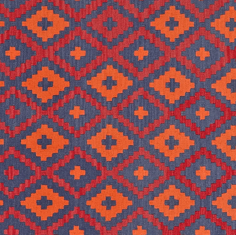 Kelim Gashgai · Handgewebt – Rot, 183x125 cm