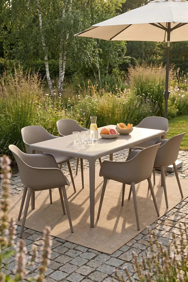 Jute-Haptik Mono Chic Teppich