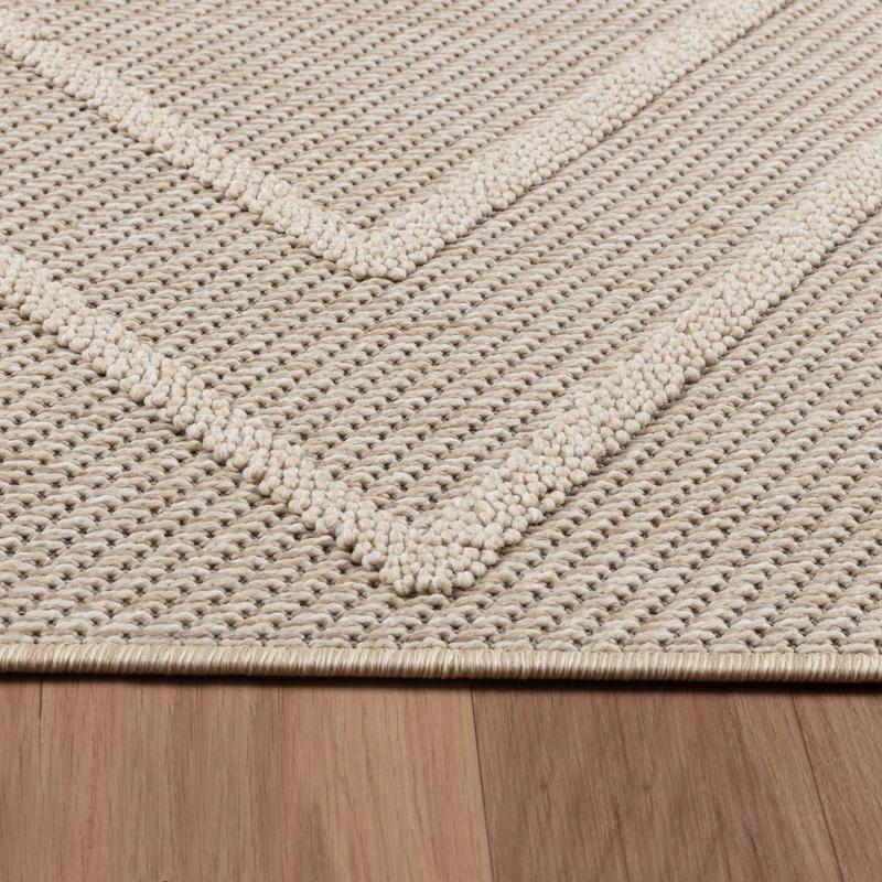 Carpettex Bouclé Teppich 3D Hoch-Tief Indoor Outdoor Wetterfest