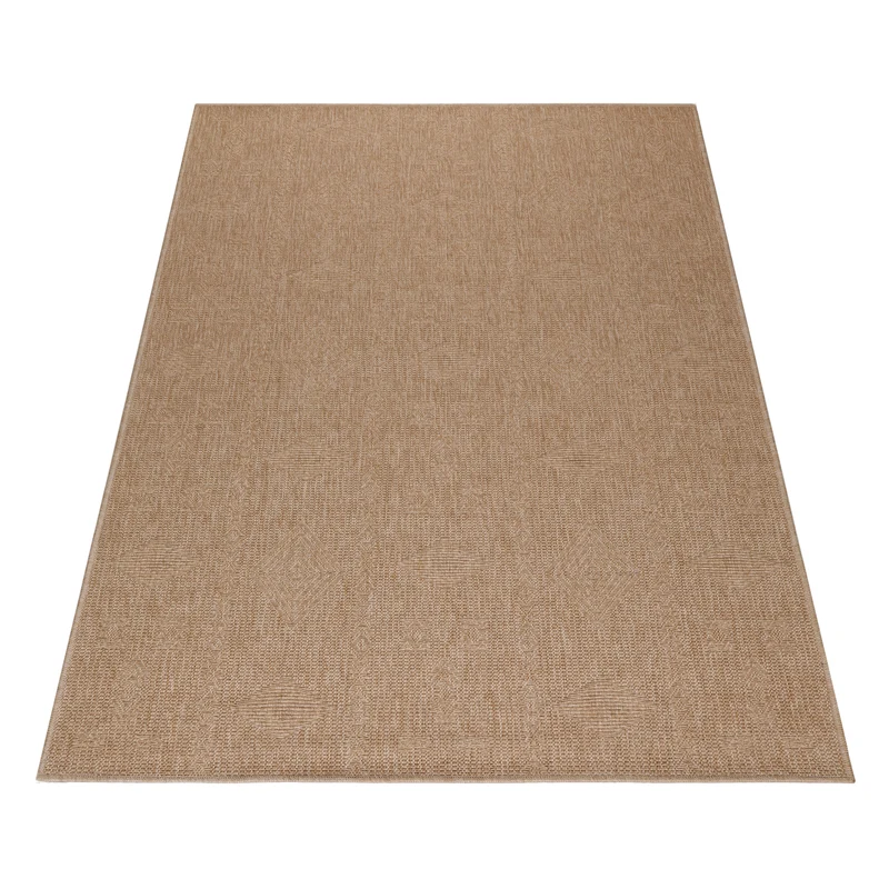 Carpettex Outdoor Teppich Wetterfest Flachgewebe Jute-Optik