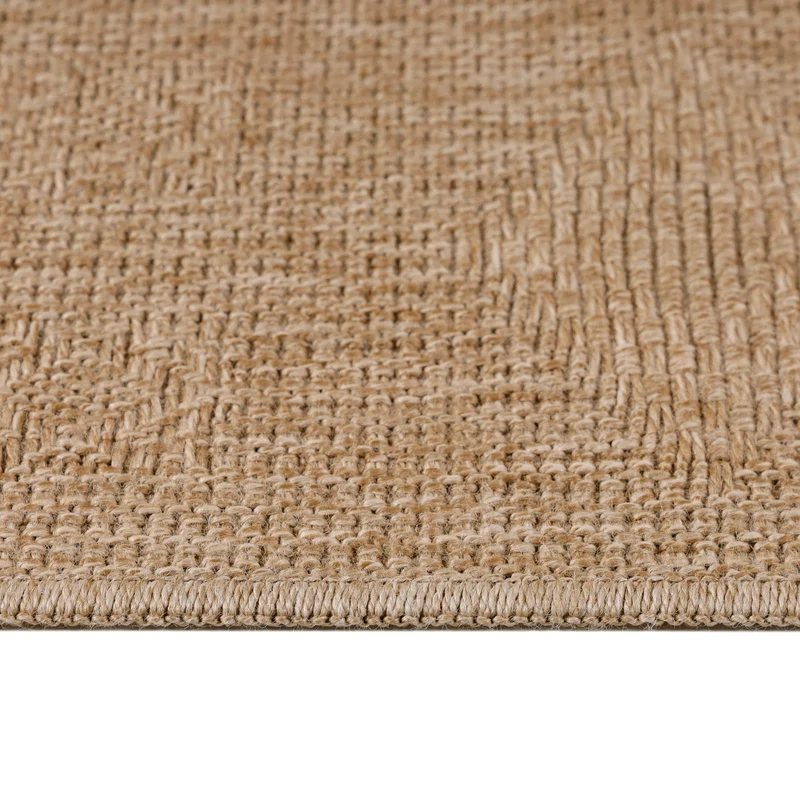 Carpettex Outdoor Teppich Wetterfest Flachgewebe Jute-Optik
